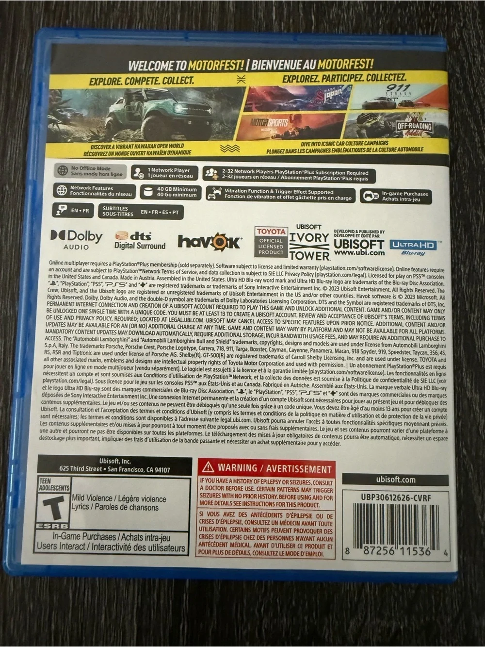 The Crew Motorfest (English/French) - Sony PlayStation 5